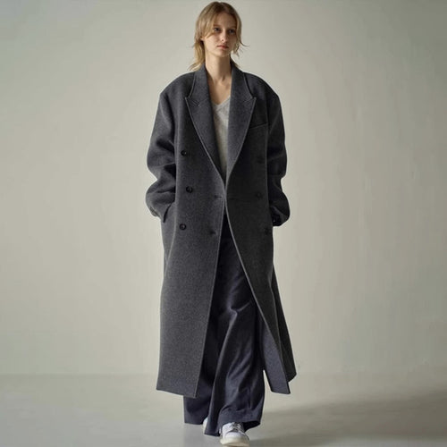 Manteau en laine élégant et oversize pour femmes Chic & Stil