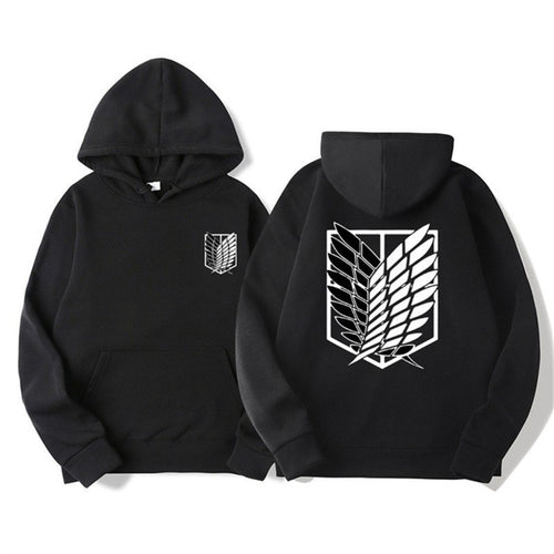 Women's hooded sweatshirt with modern anime design and practical kangaroo pocket Chic & Stil