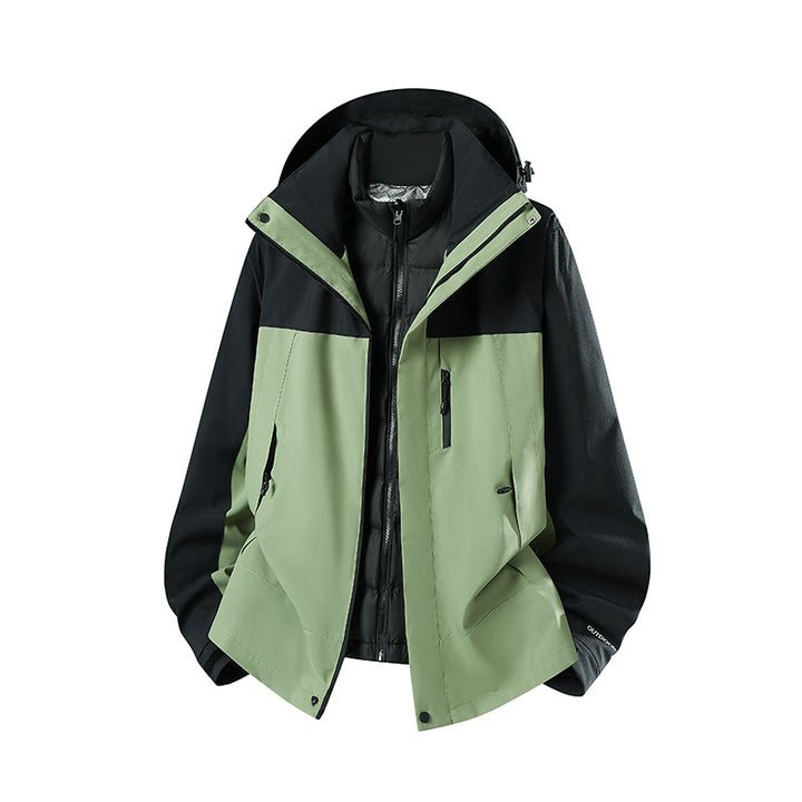Women's Two-Piece Softshell Parka with Removable Quilted Inner Jacket Amarae