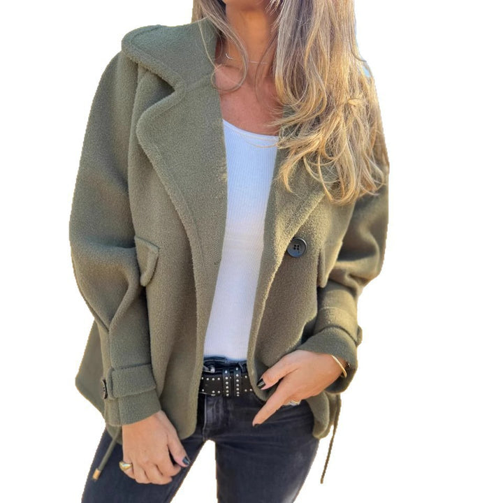 Ladies comfortable oversized wool jacket Lune London