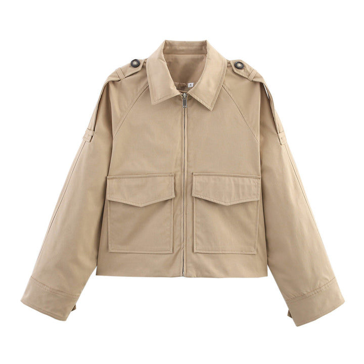 Trendy utility jacket for women with practical pockets Lune London
