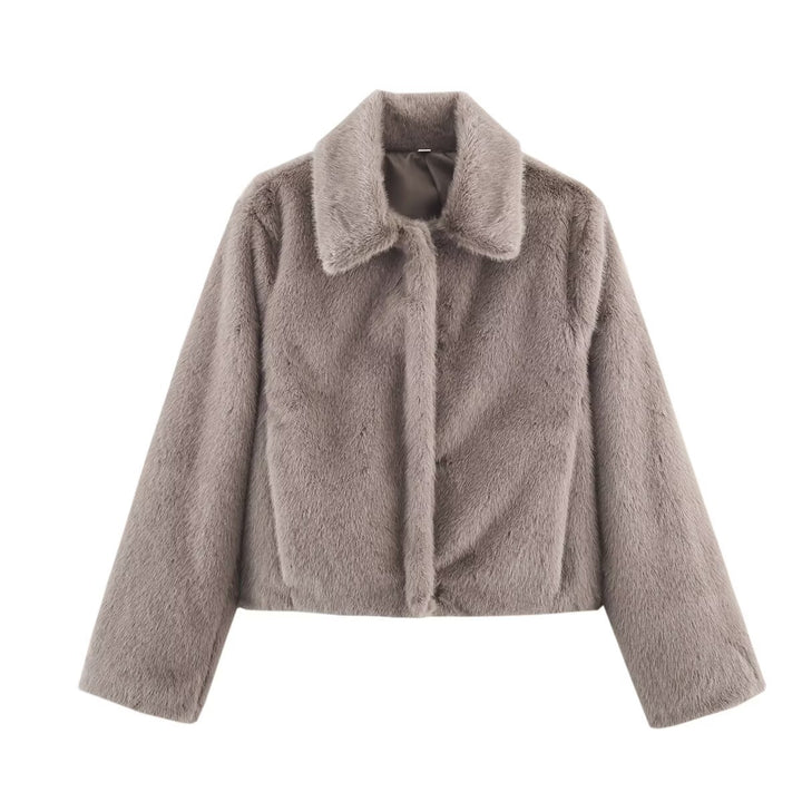 Veste en fausse fourrure confortable pour femmes Chic & Stil