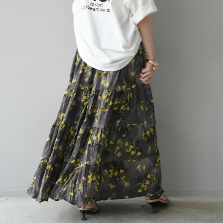 Women Maxi Skirts Flower Lune London