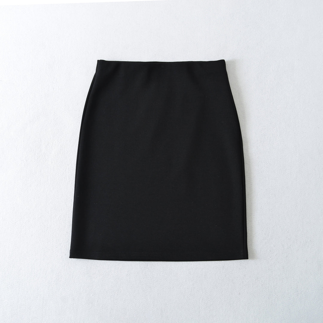 Women's Fitted Jersey Pencil Skirt with High Waist and Stretchy Comfort Material Amarae