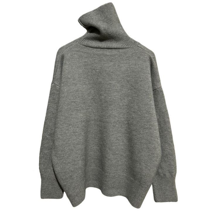 Ladies Cozy High-Quality Knit Turtleneck Sweater Lune London