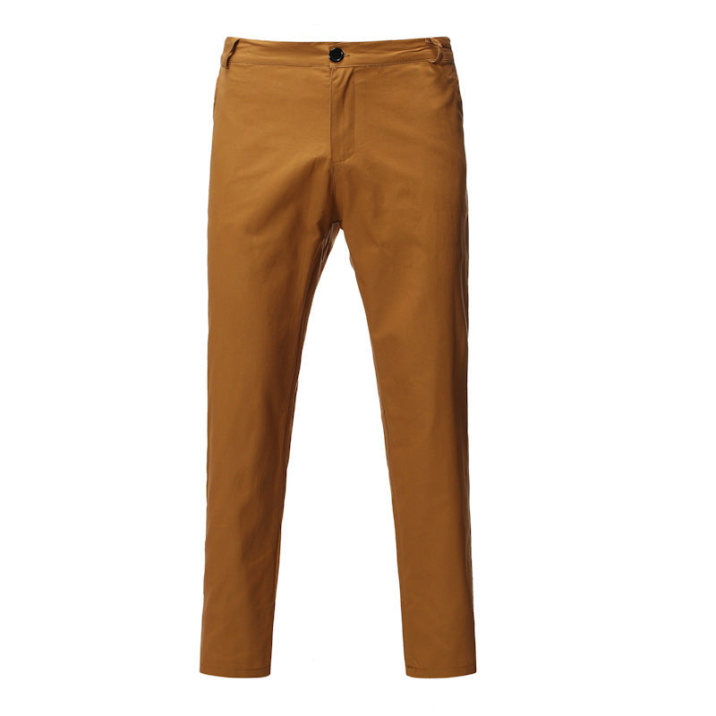 Comfortable chino pants for men with a modern fit and elastic waistband Lune London