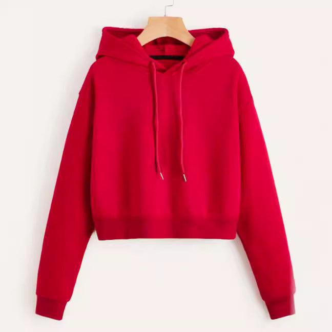 Amarae Casual Cropped Hoodie for Women