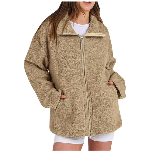 Ladies Comfortable Chic Fleece Sweatshirt