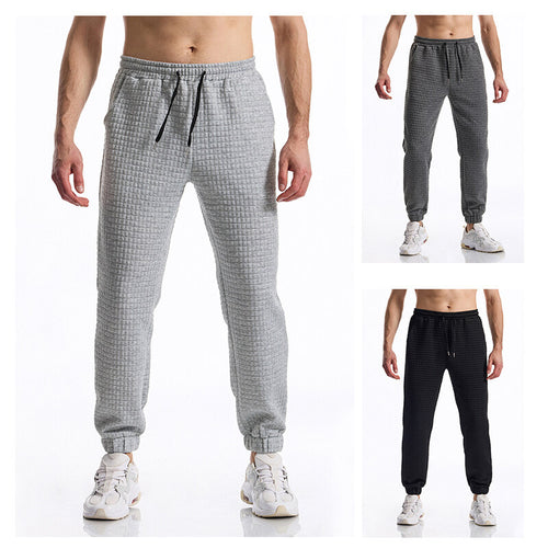Men's jogger pants with textured surface Amarae