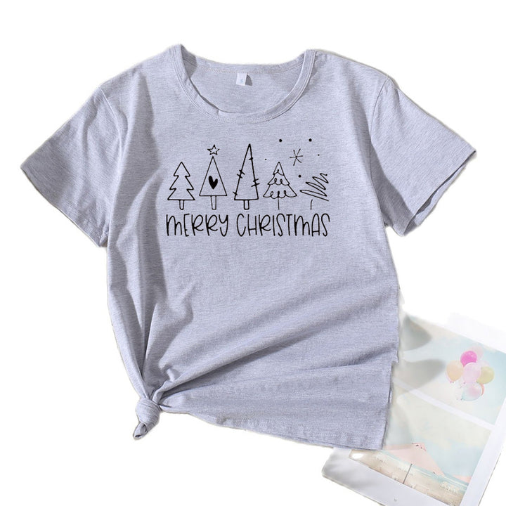 Women’s comfortable chic holiday graphic T-shirt