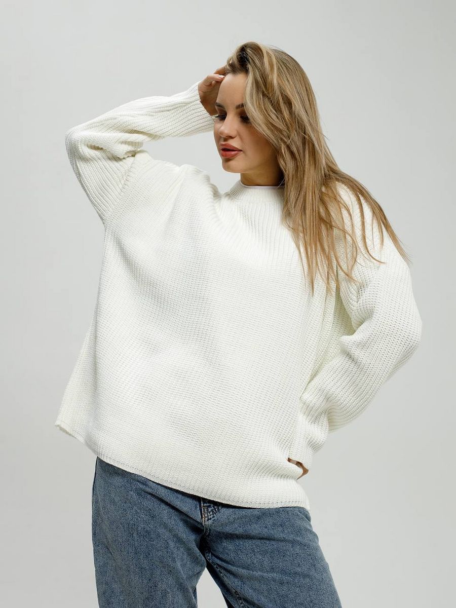 Pull en maille confortable pour femmes au style décontracté Chic & Stil