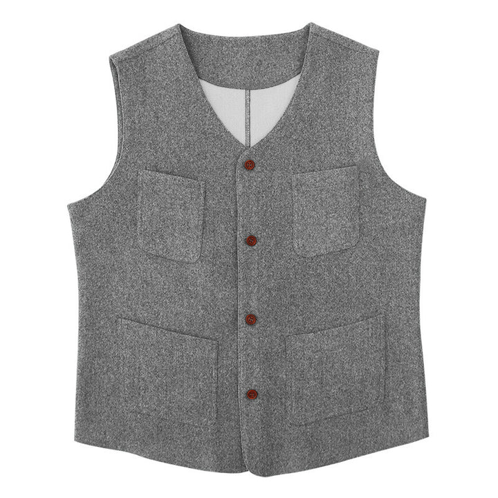 Multifunctional men's vest with practical pockets Lune London