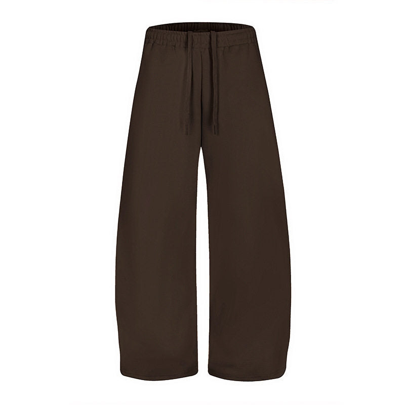 Women's Loose High-Waist Loungewear Pants with Drawstring and Wide Leg Amarae