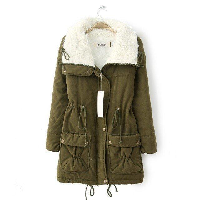 Casual quilted jacket for women with cozy lining and adjustable drawstring waist Lune London