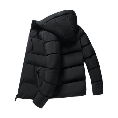 Veste isolée matelassée pour hommes avec capuche pratique Amarae
