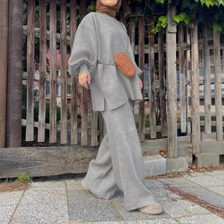 Ensemble femme composé d'un haut ample et de pantalons confortables Chic & Stil