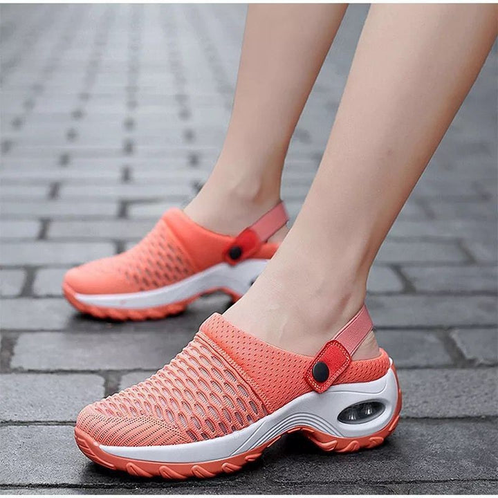 Women Breathable Mesh Clogs Lune London