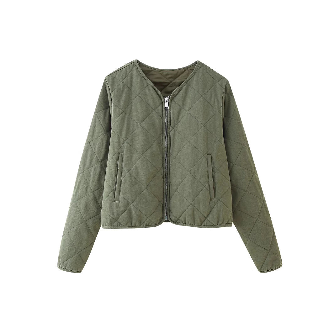 Women's down jacket with modern cut and practical pockets Lune London