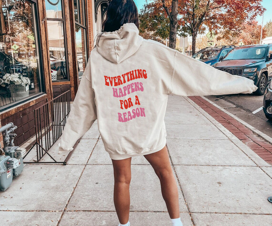 Women's hoodie with a unique motivational print and comfortable fit Chic & Stil