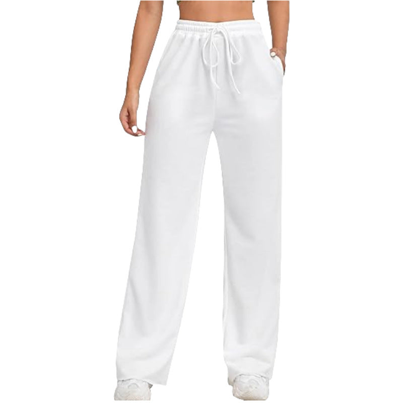Women's loose-fitting leisure pants made of comfortable sweat material Chic & Stil