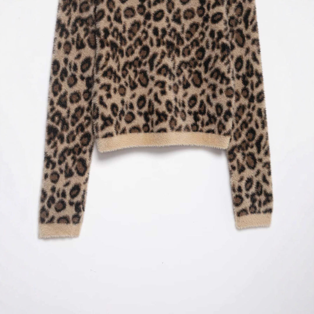 Pull confortable pour femme au look léopard Chic & Stil