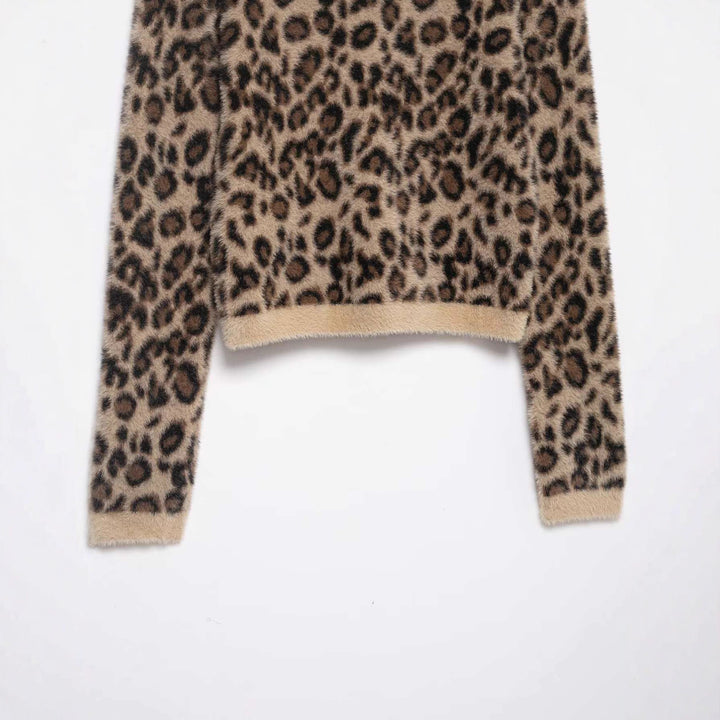 Pull confortable pour femme au look léopard Chic & Stil