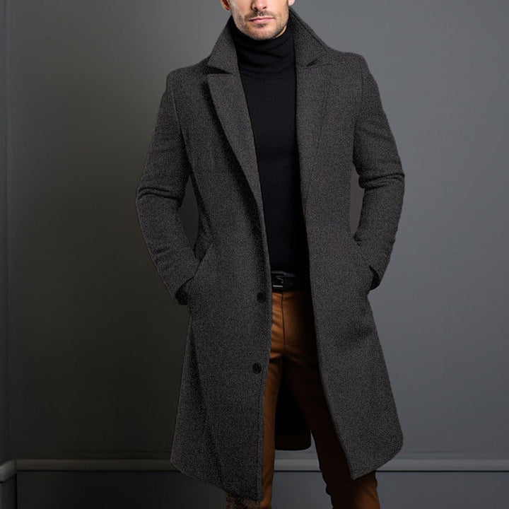 Men's Elegant Wool Coat Amarae