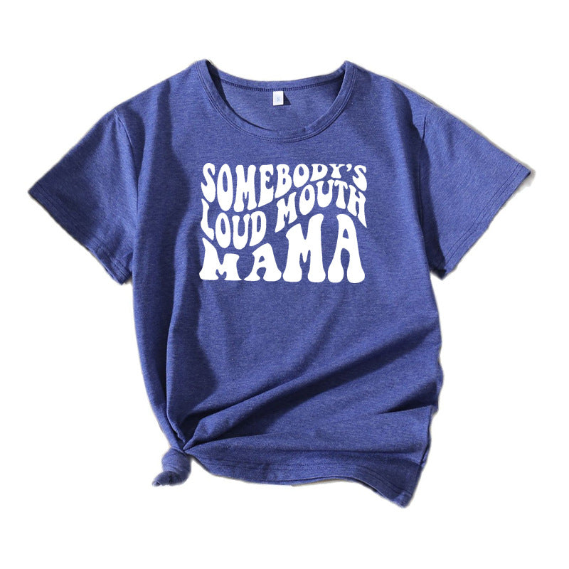 Ladies casual chic graphic T-shirt