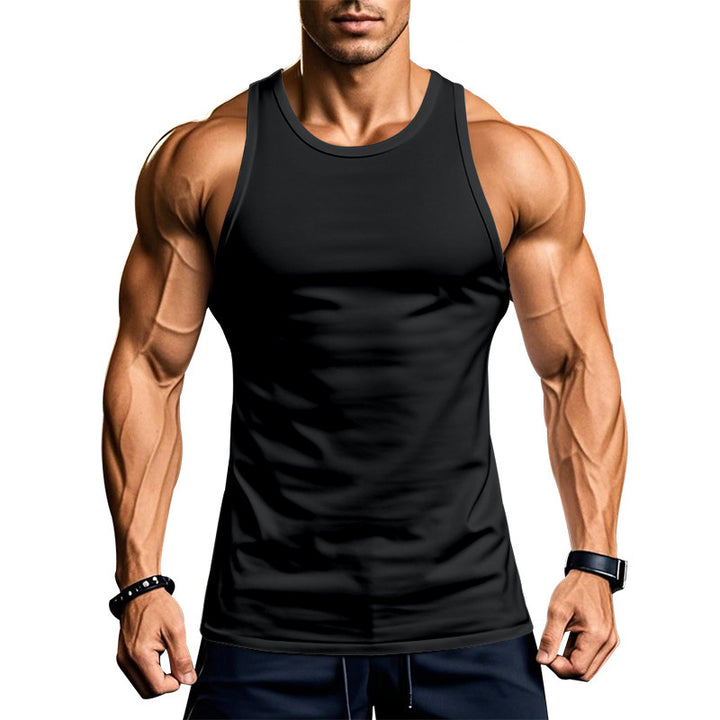 Men's training tank top in breathable functional material Amarae