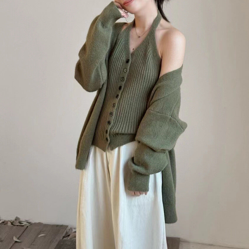 Cardigan Élégant pour Femme avec Détails de Bouton et Tissu Doux Chic & Stil