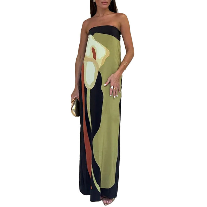 Robe maxi pour femmes dans le style art moderne Chic & Stil