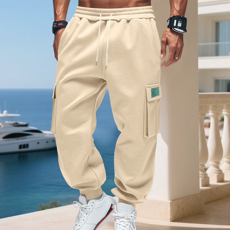 Comfortable cargo jogger pants for men with functional pockets Lune London