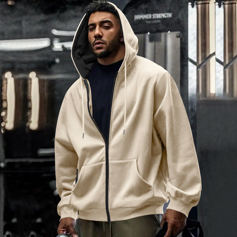 Men's Zip-Up Hoodie with Pockets Lune London