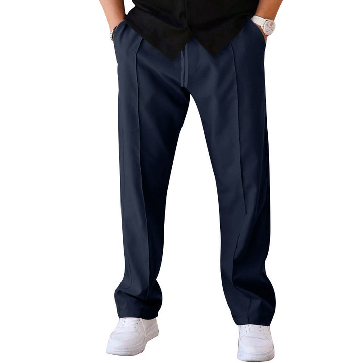 Elegant men's trousers with classic cut and high pockets Lune London