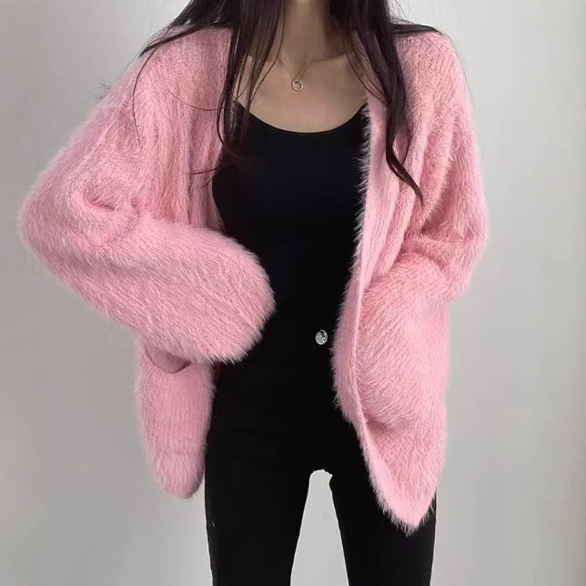 Cardigan Doux pour Femmes avec Ouvertures Frontales et Poches Pratiques Chic & Stil