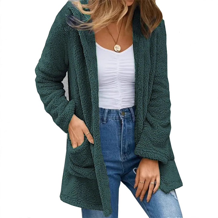 Lune London women's open fleece coat