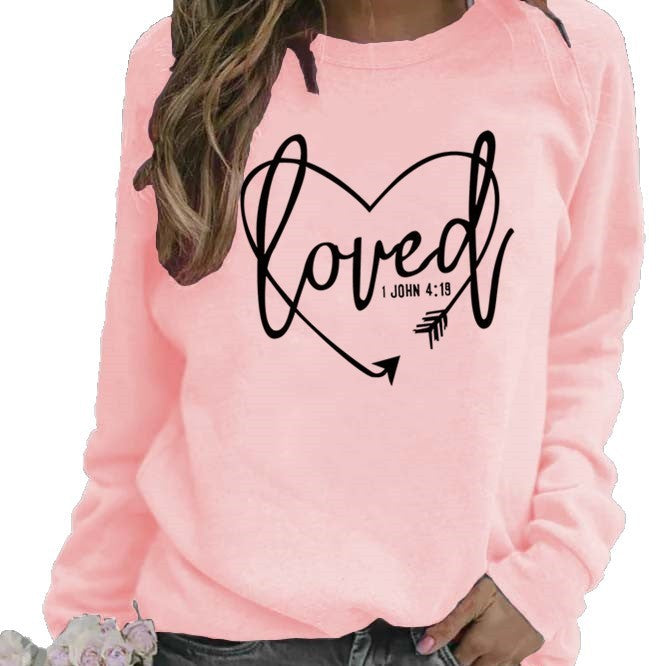 Women’s sweatshirt with inspiring lettering and trendy design Lune London