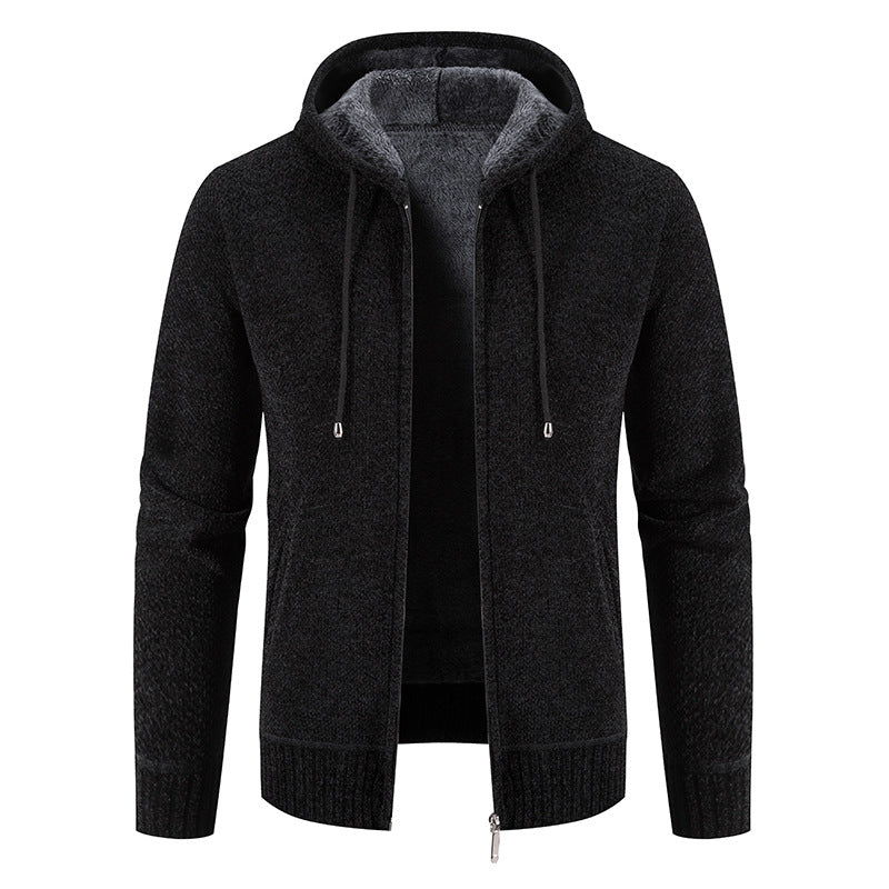 Hooded jacket for men with soft lining and innovative design Lune London
