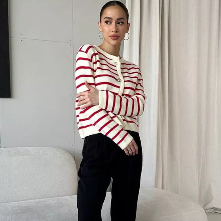 Women striped cardigan Lune London