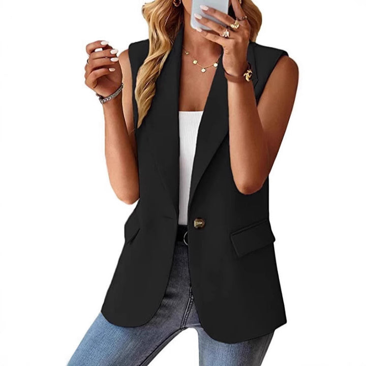 Women Chic Blazer Vest Lune London