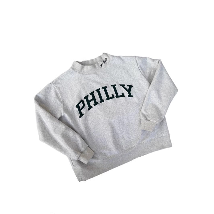 Sweat-shirt oversize pour femmes avec lettrage tendance Chic & Stil