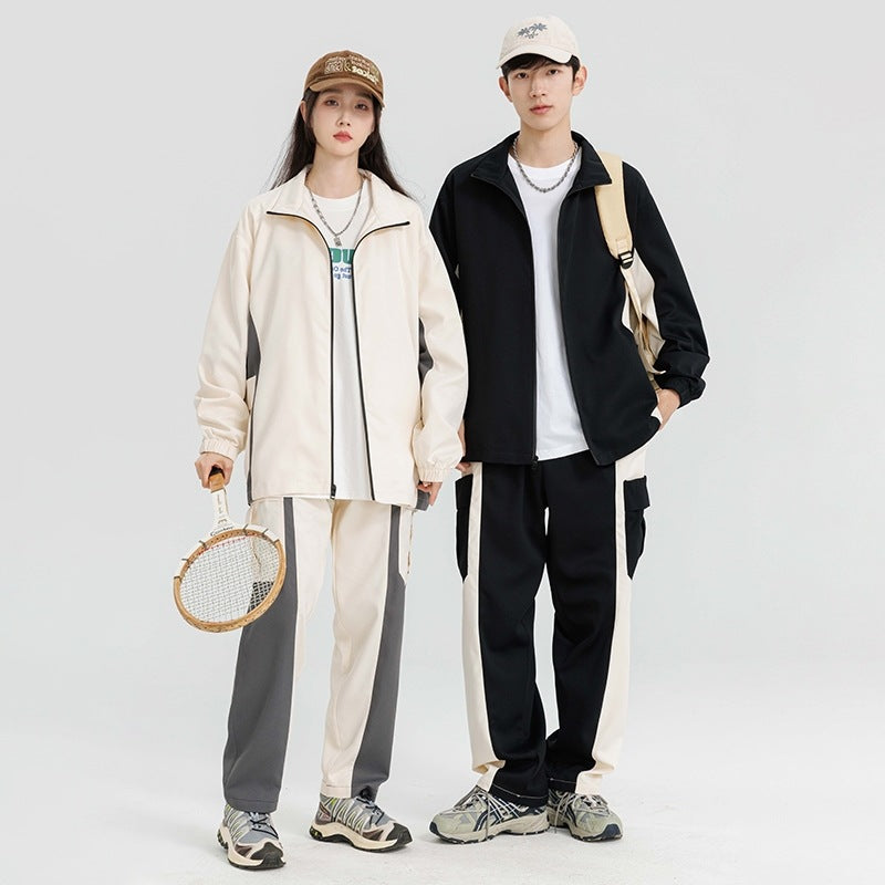 Complete athletic set for men with functional pockets and modern cut Lune London