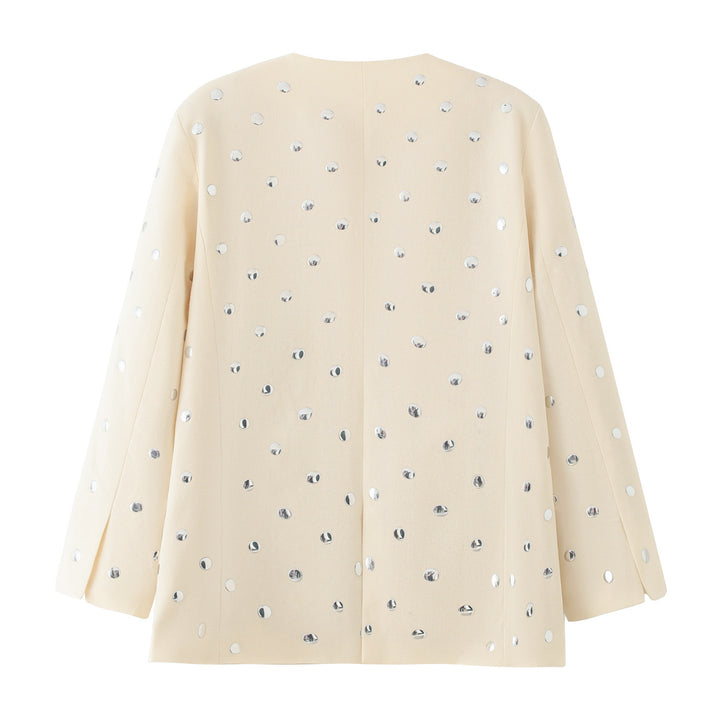 Women's elegant blazer with sparkling sequins and a modern fit Lune London