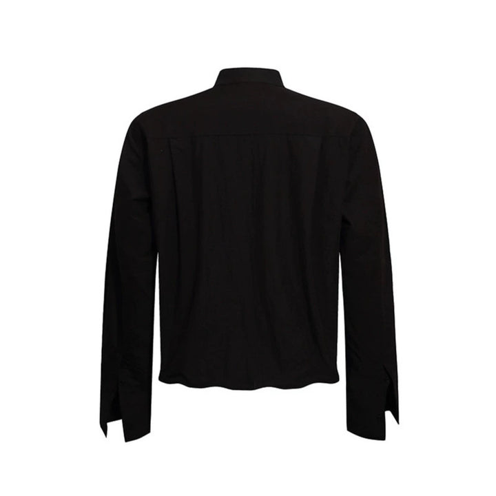 Men's shirt with stand-up collar, chest pocket and relaxed fit Amarae