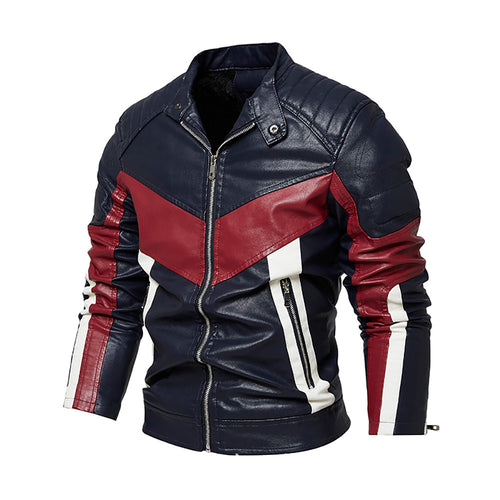 Elegant motorcycle jacket for men in high-quality leather Amarae