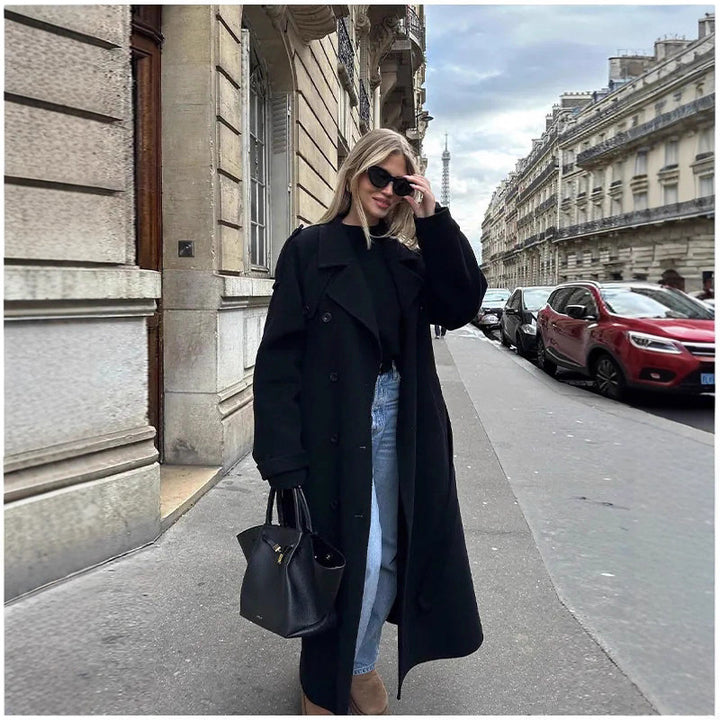 Elegant and warm trench coat for women Lune London