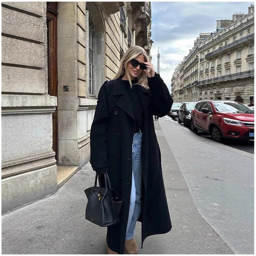Elegant and warm trench coat for women Amarae