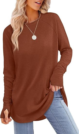 Women's casual long sleeve t-shirt with modern cut Lune London