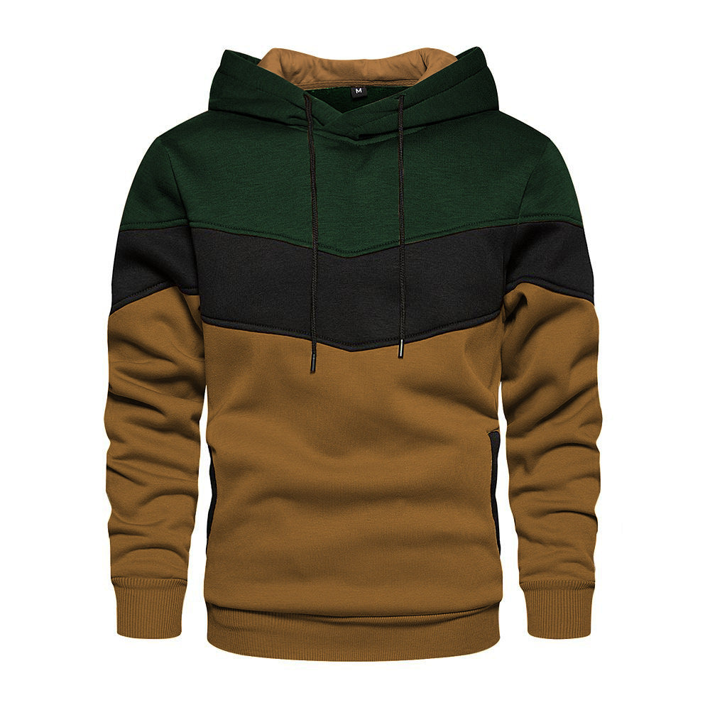 Men's stylish hoodie with geometric color design Lune London