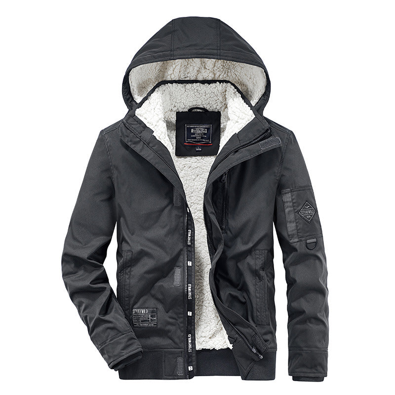 Technical transition jacket for men with warm inner lining Amarae